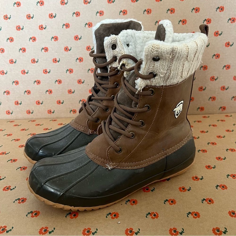 ✨ Arctic Shield Women’s Brown Winter Boots 10‎